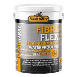 FLASH HARRY WATERPROOFING FIBRE FLEX 1L GRY