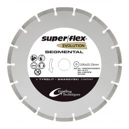 SUPERFLEX DIAMOND DISC SEGMENTED EVO 230X2.6/7MM
