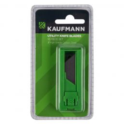 KAUFMANN UTILITY KNIFE BLADES 10 PCE