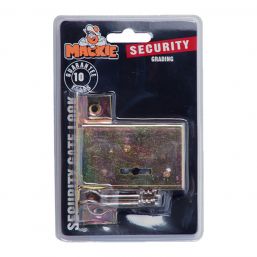 MACKIE SECURITY GATE LOCK + OPEN BOX