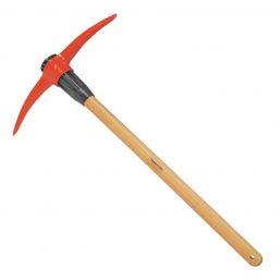 TRAMONTINA RED RAILROAD PICK 90CM WOODEN HANDLE SI