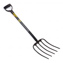 LASHER 5 PRONG STABLE/MANURE FORK LONG HANDLE 120