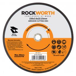 ROCKWORTH CUTTING DISC STEEL 230X3.0MM