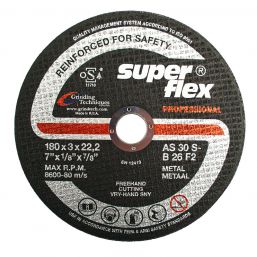 SUPERFLEX CUTTING DISC PROF FLAT STEEL 180X3X22.2