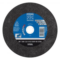 PFERD CUTTING DISC STEEL FLAT 300MM 25.4 BORE SG-UNI