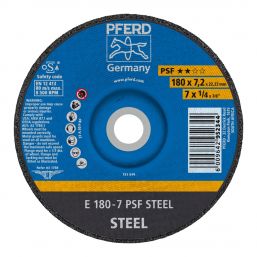 PFERD GRINDING WHL STEEL DOME 180MM X7.2MM PSF