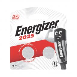 ENERGIZER BUTTON BATTERY 3V 2025 2PK