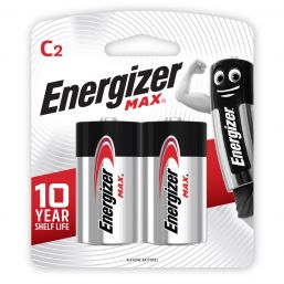 ENERGIZER BATTERY MAX C 2 PACK