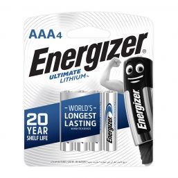 ENERGIZER ULTIMATE LITHIUM: AAA - 4 PACK