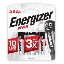 ENERGIZER MAX: AAA - 8 PACK