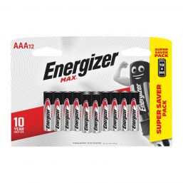 ENERGIZER MAX: AAA - 12 PACK