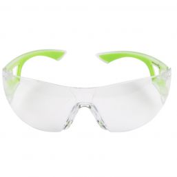 SAFETY SPECTACLES SPORTY COOL CLEAR LIME