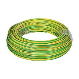 CABLE HOUSE WIRE GREEN AND YELLOW 1.5MM 100M