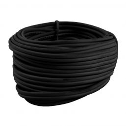 CABLE RIPCORD 0.5MM BLK 100M PM