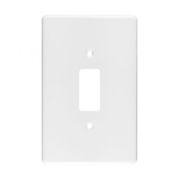 CRABTREE LIGHT SWITCH COVERPLATE 1LEVER 1WAY 4X2