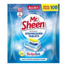 MR SHEEN DISHWASHER AUTOMATIC TABLETS LEMON 100 UNIT