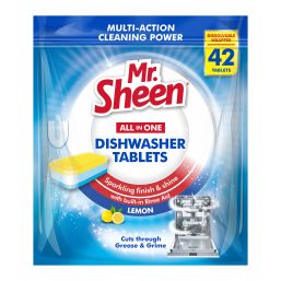 MR SHEEN DISHWASHER AUTOMATIC TABLETS LEMON 42 UNITS