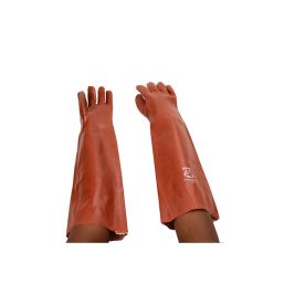 GLOVES PVC MED WEIGHT RED/YELLOW ATTACHMENT