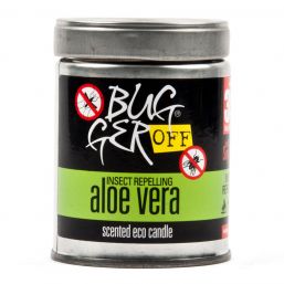BUGGER OFF ECO SCENTED CANDLE ALOE VERA