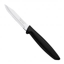 TRAMONTINA PARING PEELING KNIFE SMOOTH BLACK 8CM