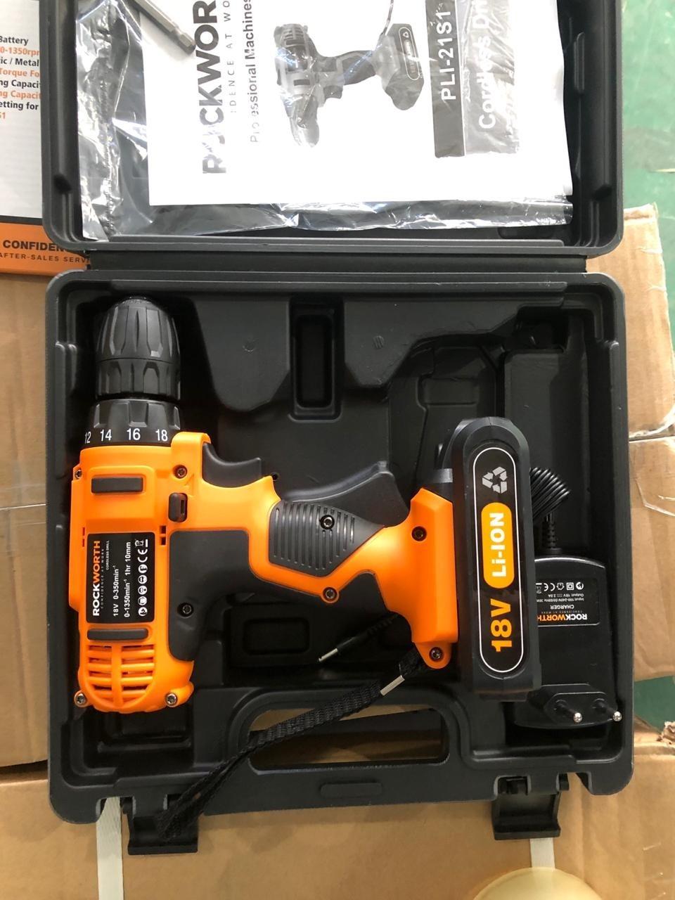 Rockworth 18v cordless drill deals